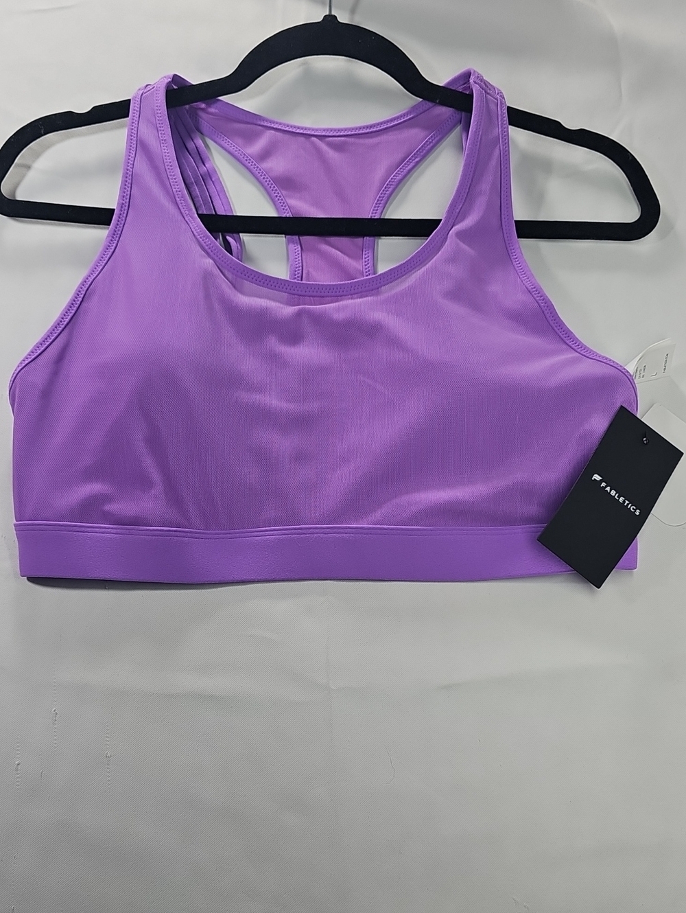 Fabletics Purple Racerback Sports Bra